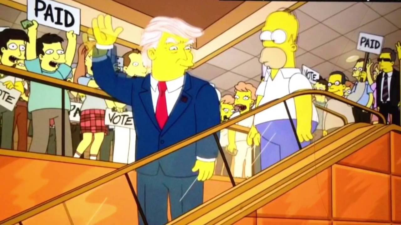 16 Years Ago 'The Simpsons' Predicted President Trump Common Sense